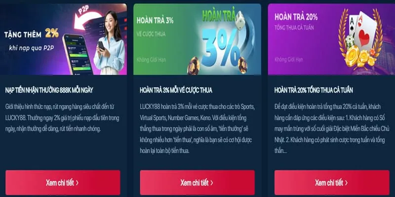 Khuyến mãi đặc biệt theo sự kiện